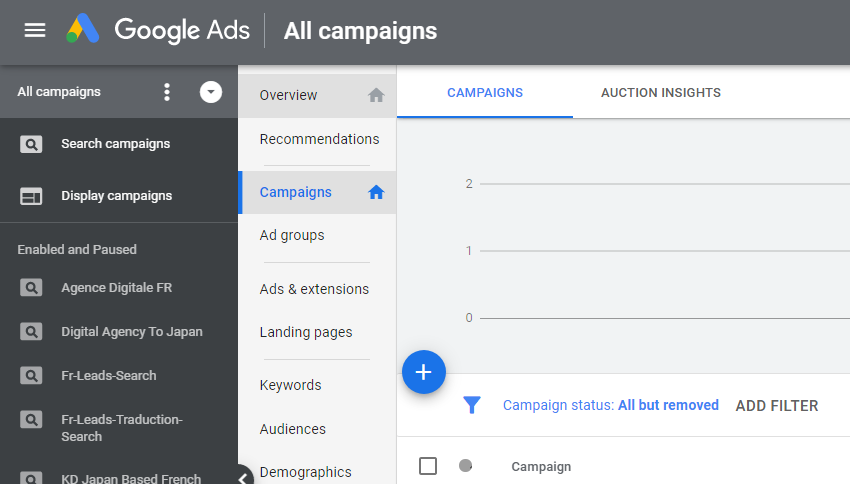 setting up a google ads account