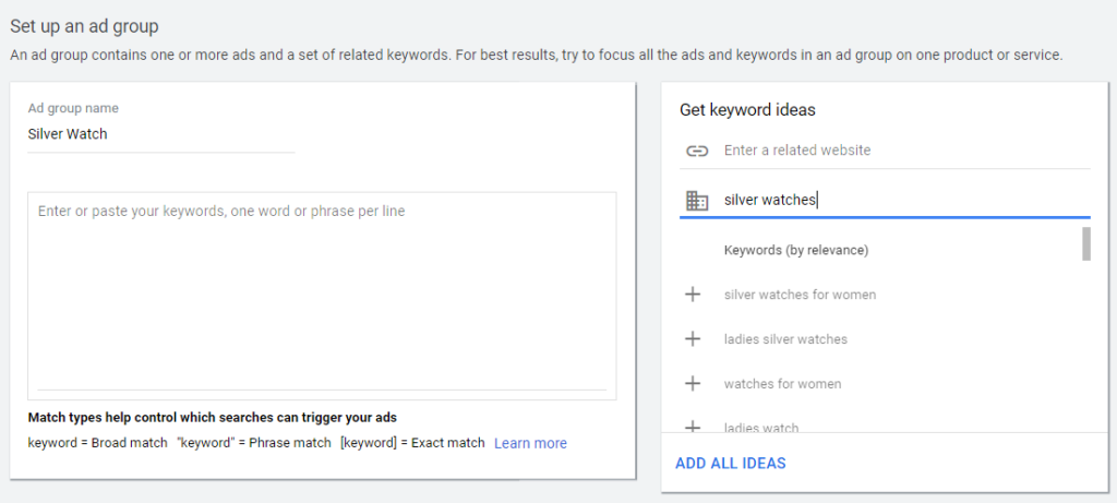 set up google ads manager account