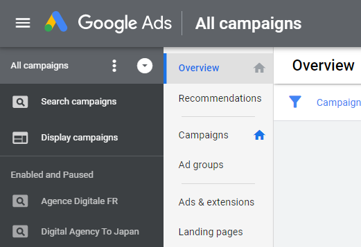 google ads setup