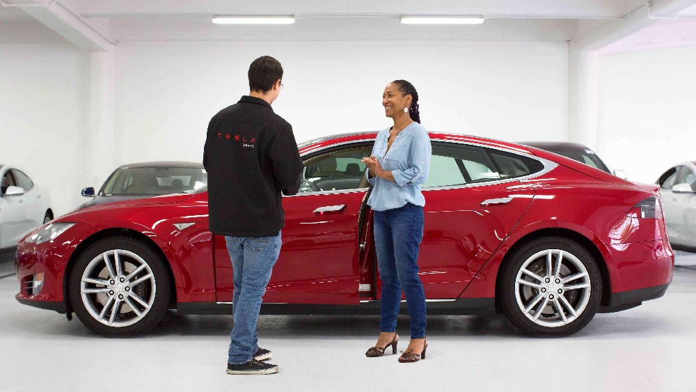 Tesla referral program rewards customers for promoting the brand through word-of-mouth marketing.